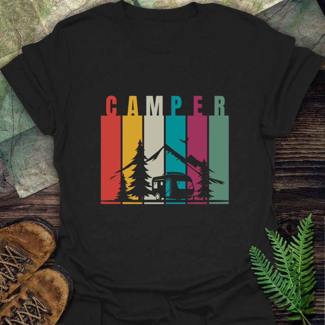 Caravan Camper Retro T-Shirt