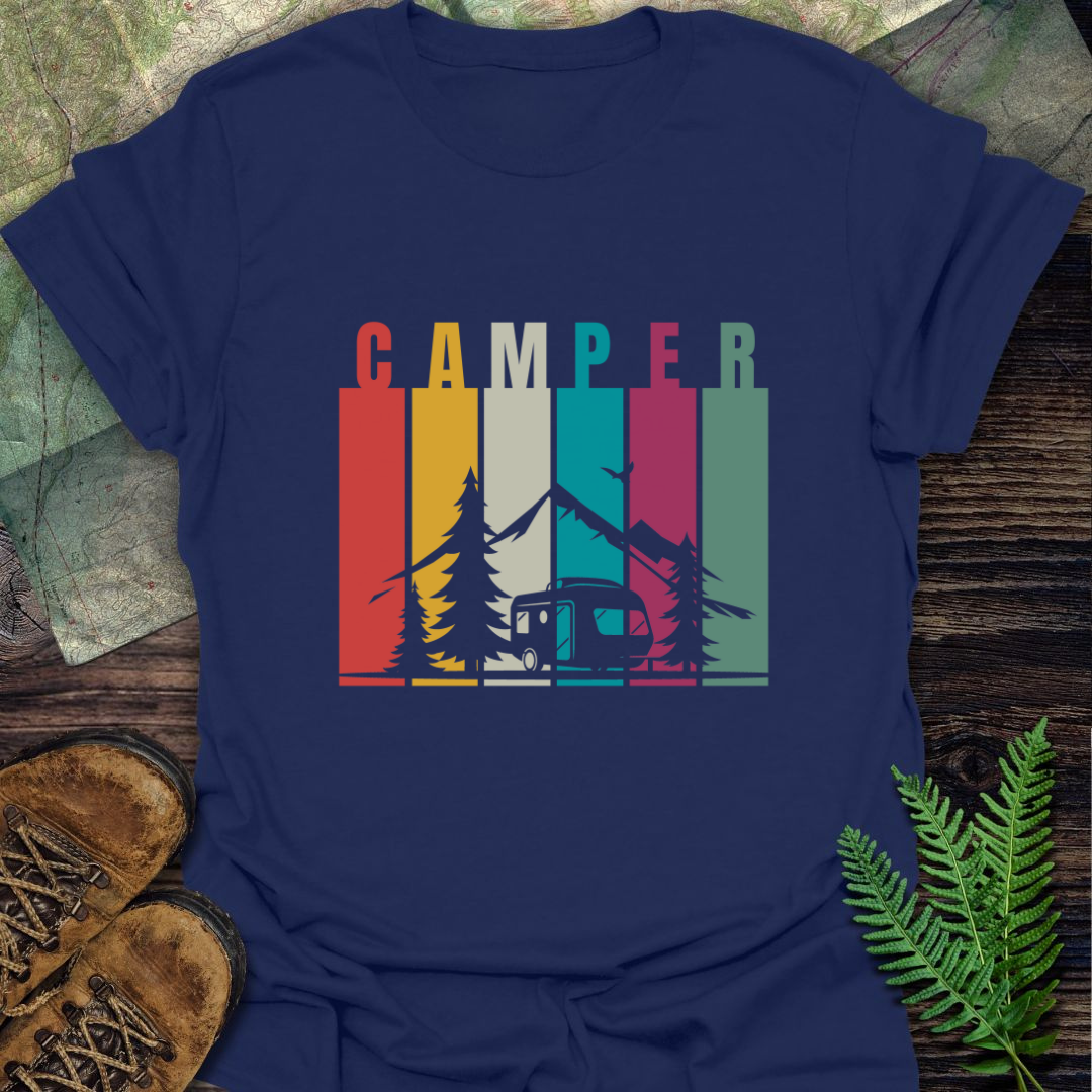 Caravan Camper Retro T-Shirt