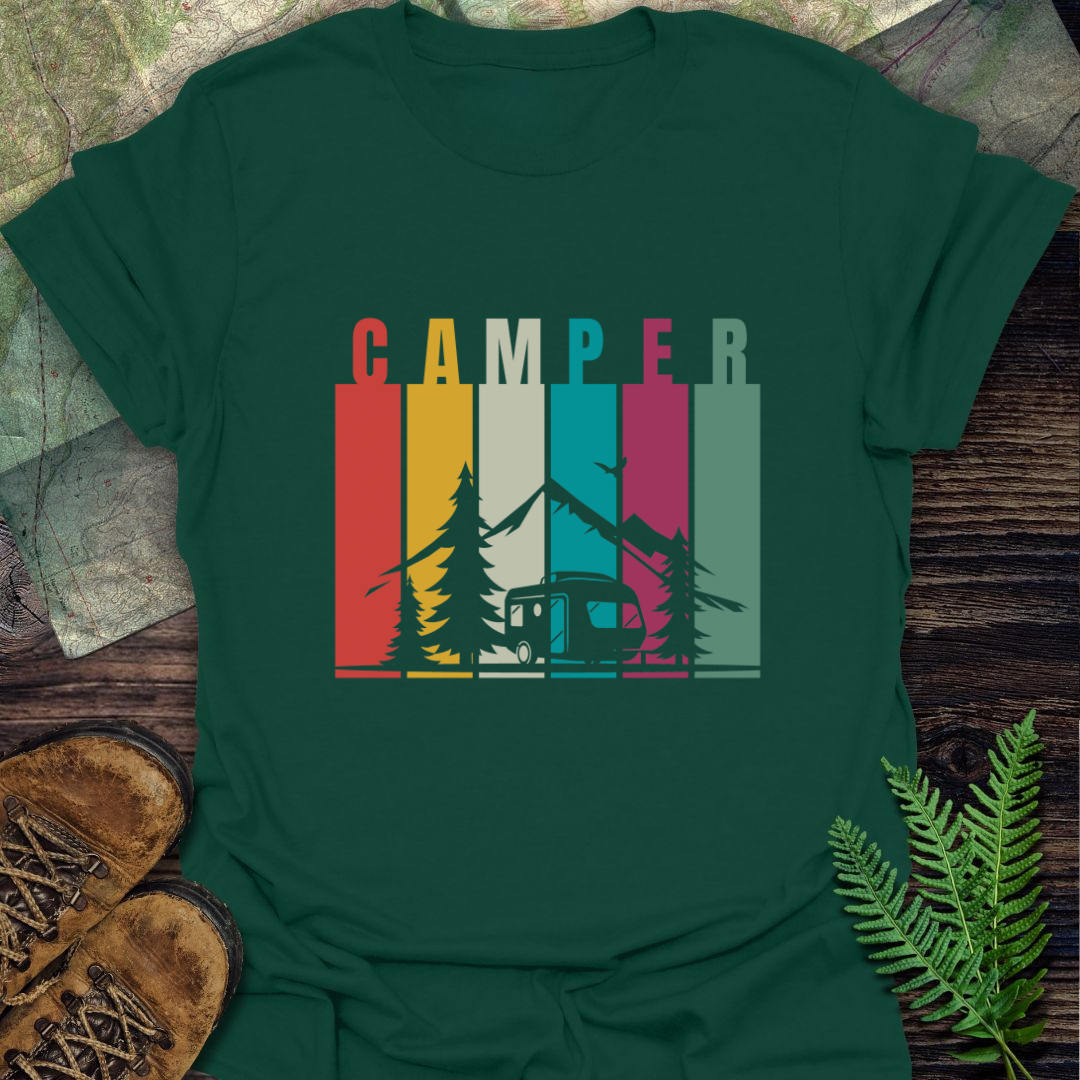 Caravan Camper Retro T-Shirt