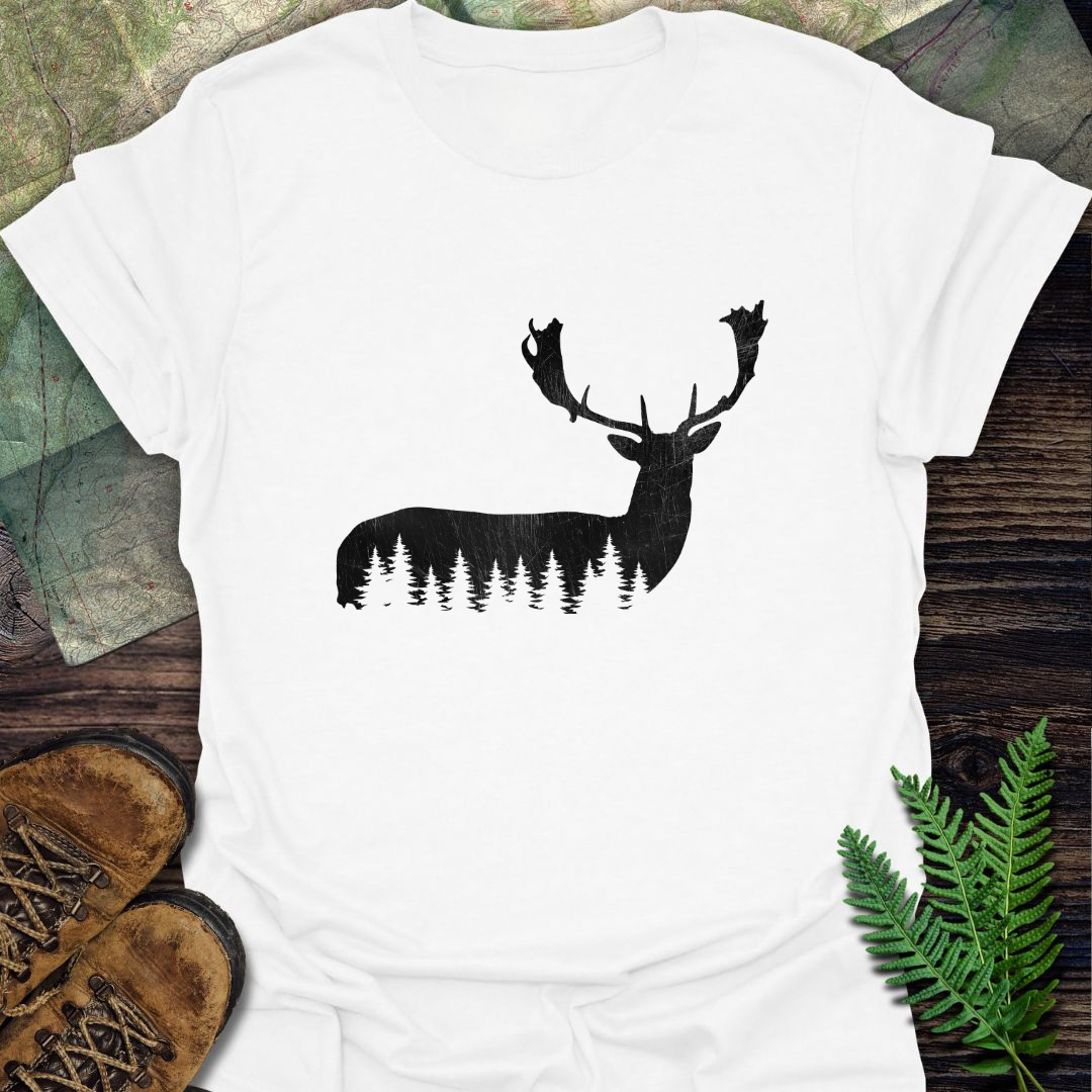 Deer And Trees T-Shirt
