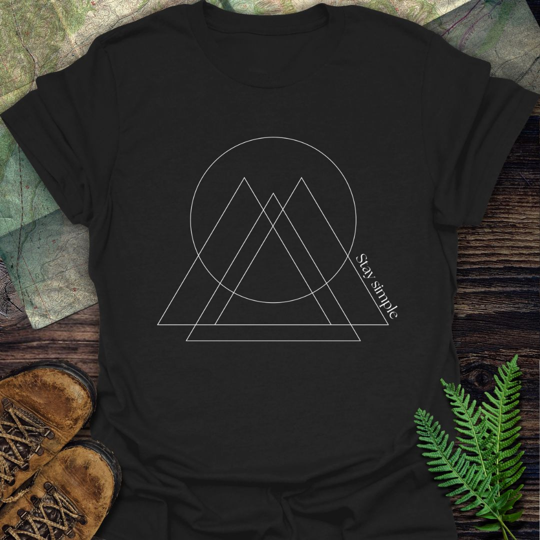 Geometric Mountains T-Shirt