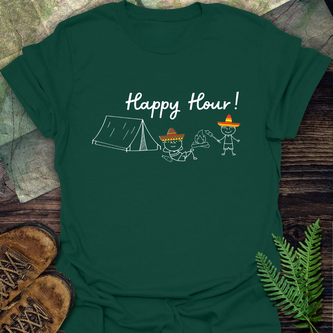 Happy Hour Stickmen T-Shirt