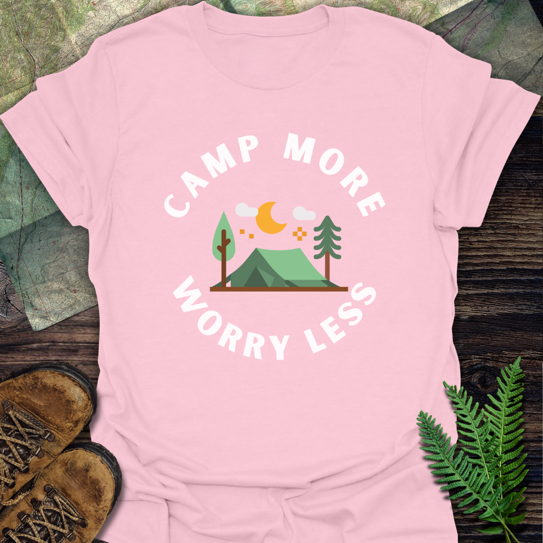 Camp More Worry Less MiniArt T-Shirt