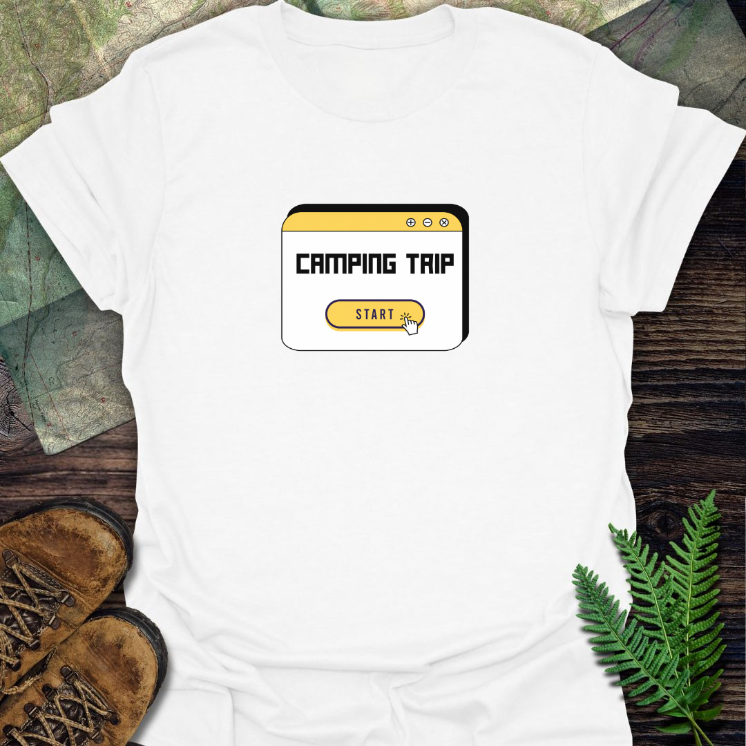 Camping Trip Start Window T-Shirt