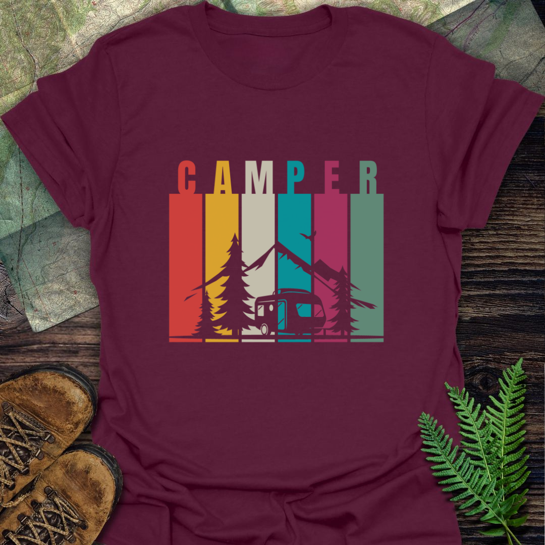 Caravan Camper Retro T-Shirt