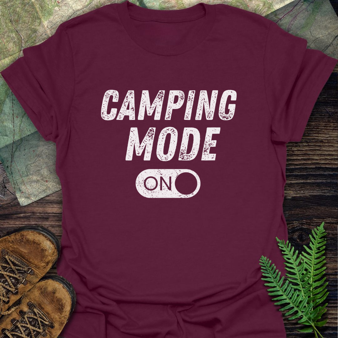 Camping Mode On T-Shirt