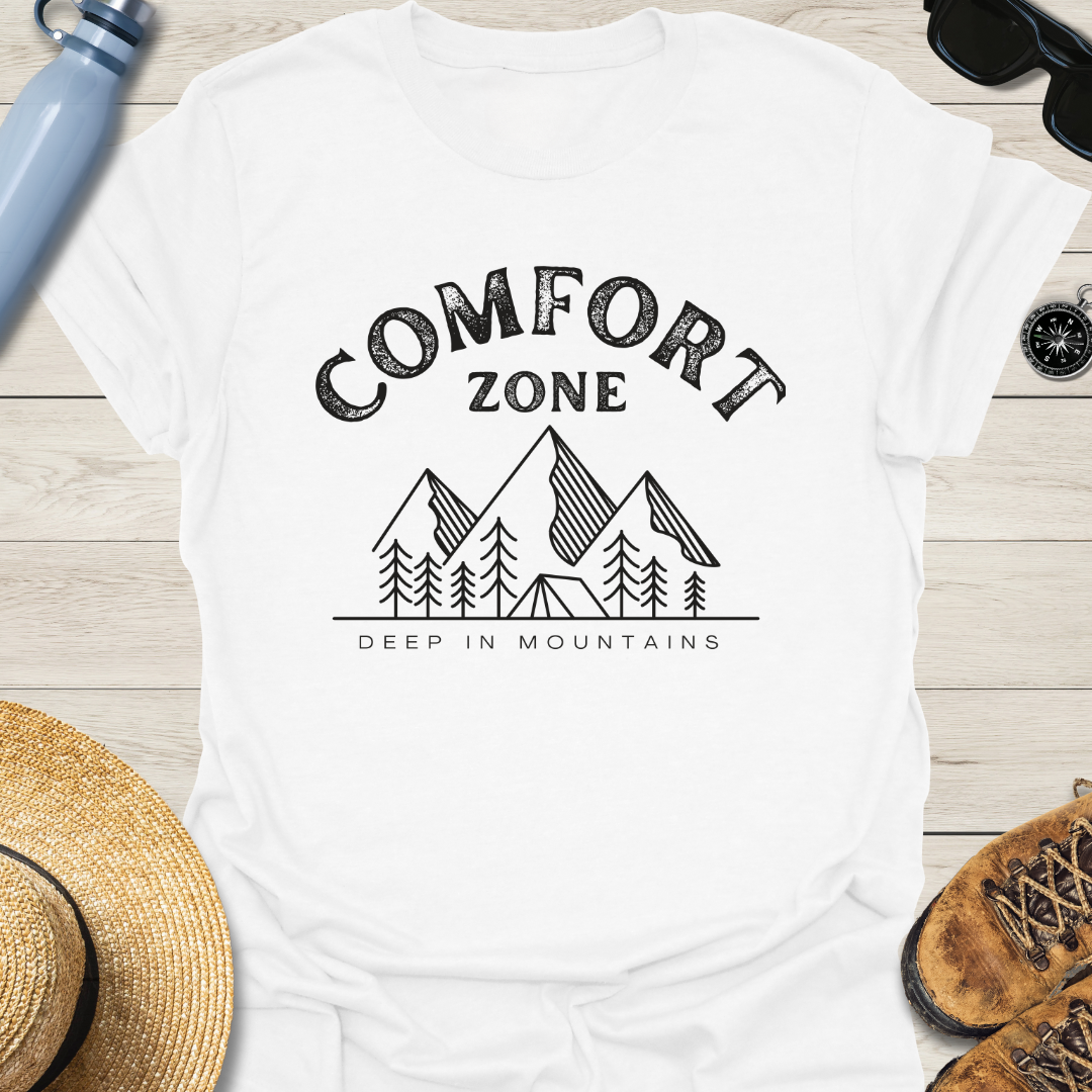 Comfort Zone: Deep In Mountains T-Shirt