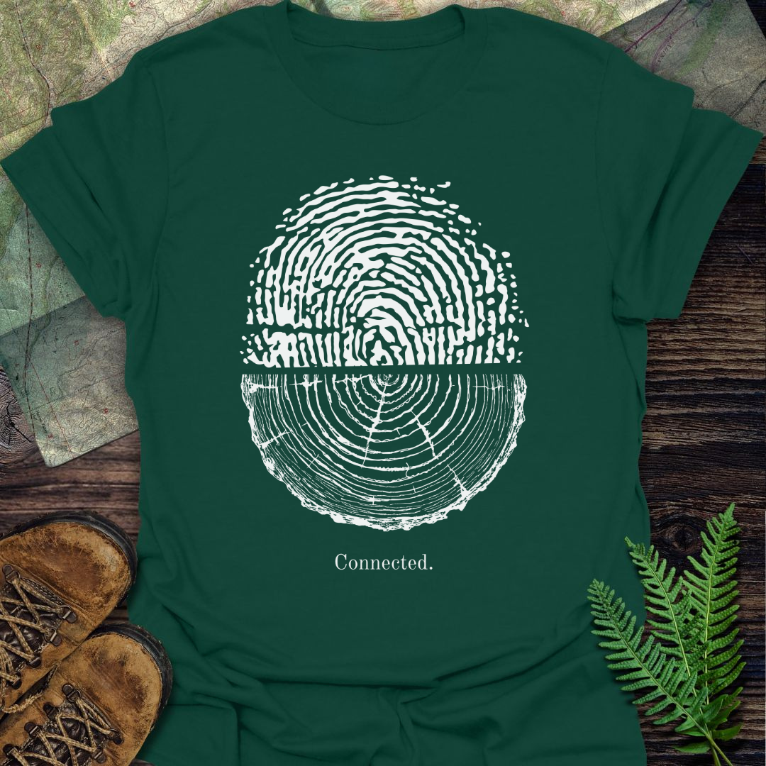 Tree Ring and Fingerprint T-Shirt