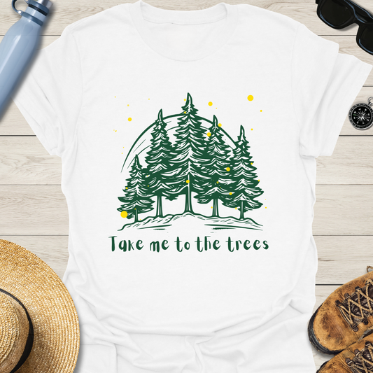 Trees And Fireflies T-Shirt