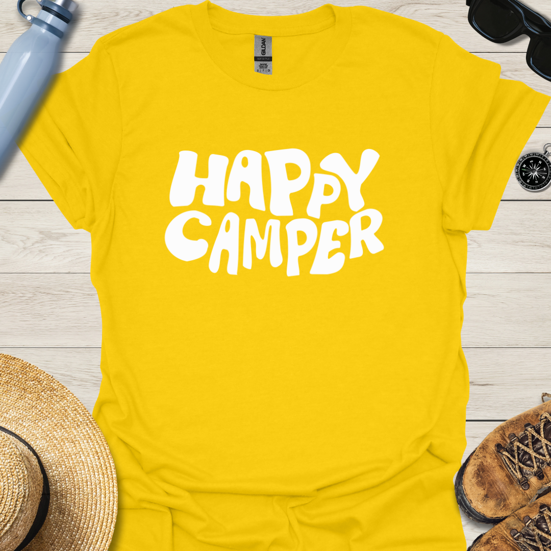 Happy Camper Retro T-Shirt