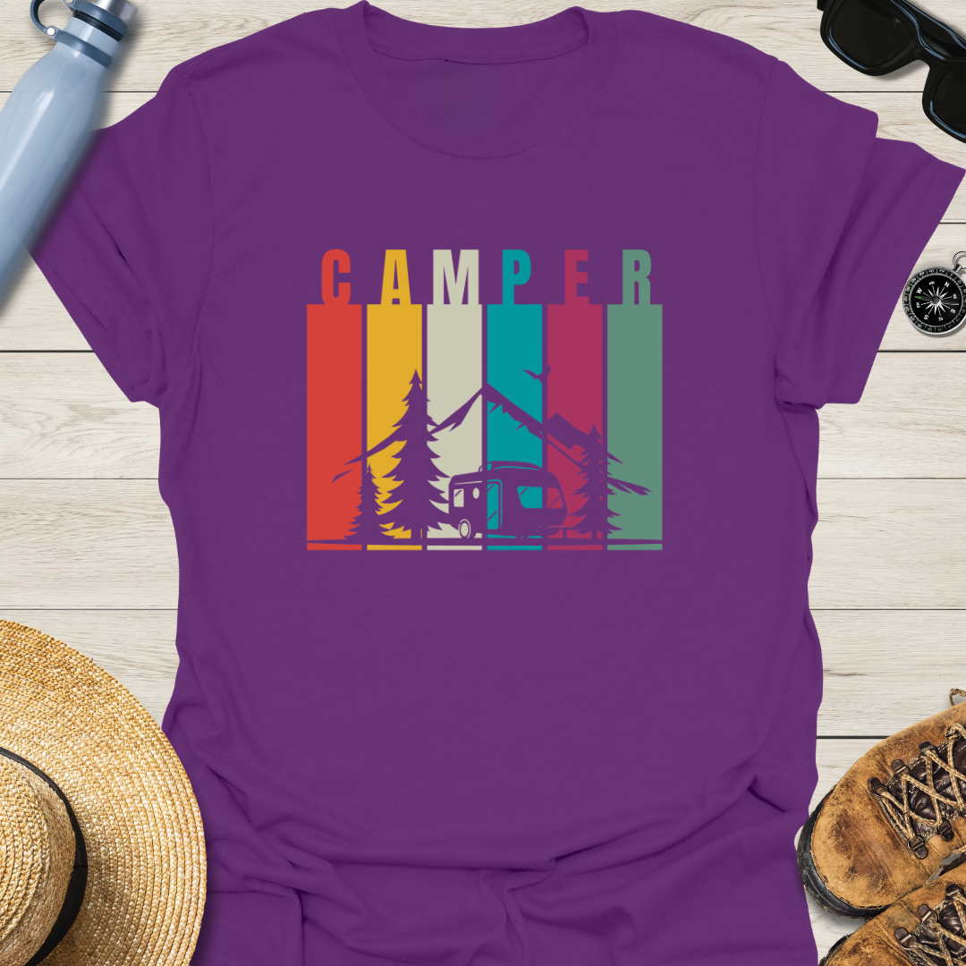 Caravan Camper Retro T-Shirt