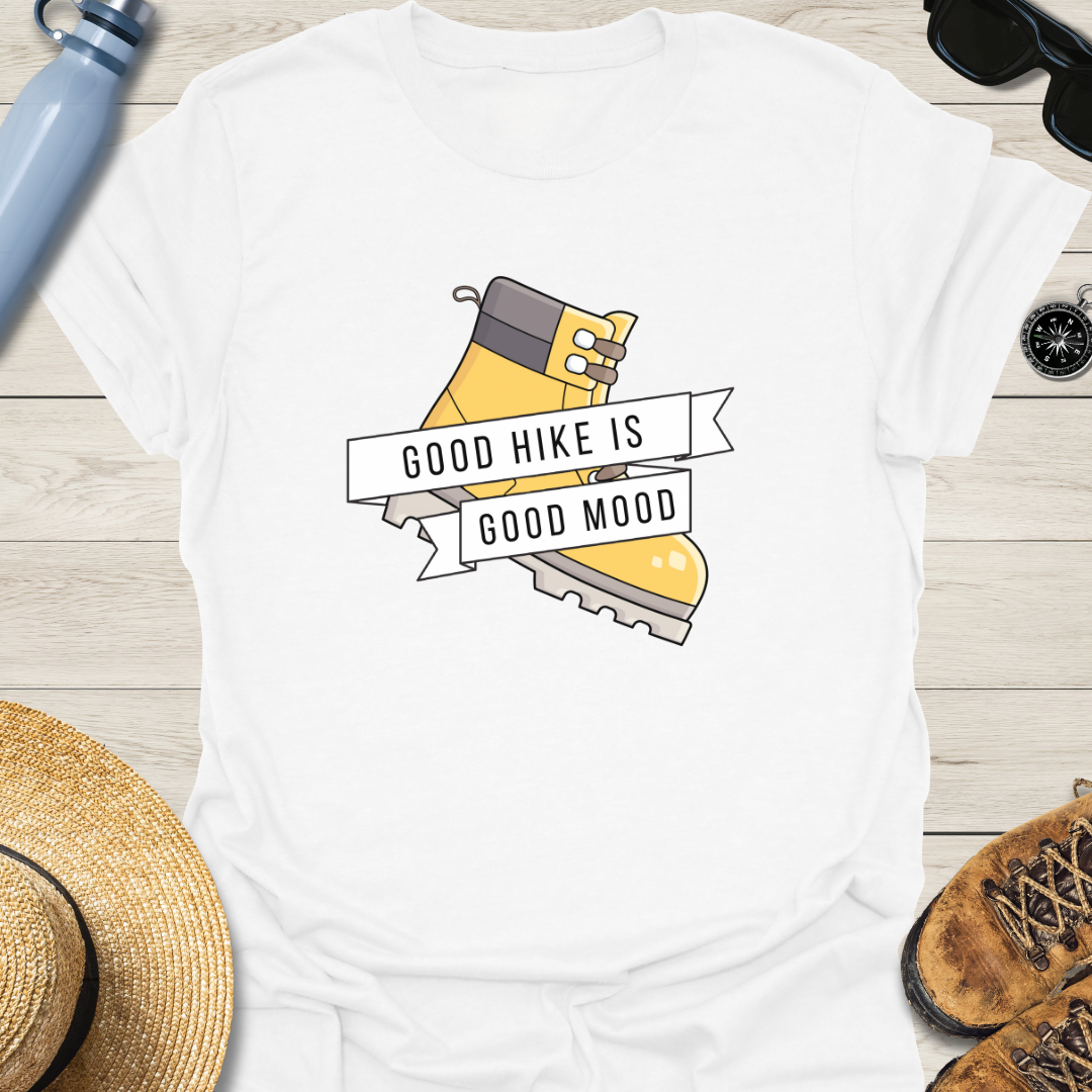 Yellow Hiking Boot T-Shirt