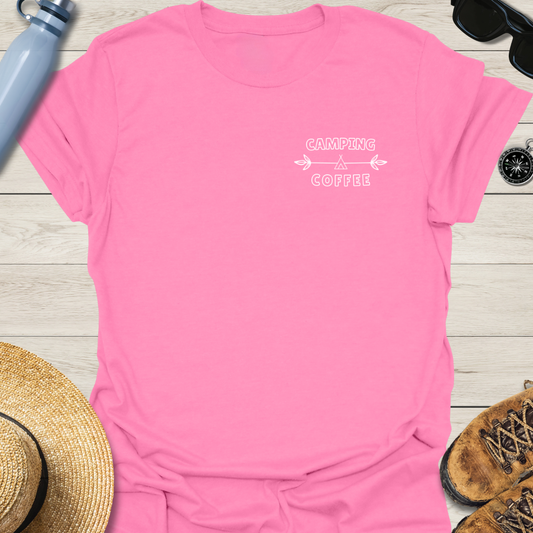 Camping Coffee Vibrant T-Shirt