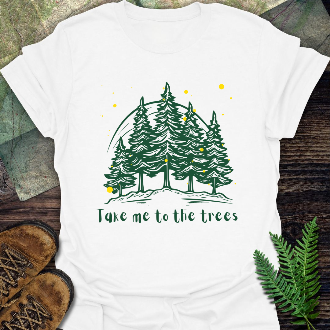 Trees And Fireflies T-Shirt