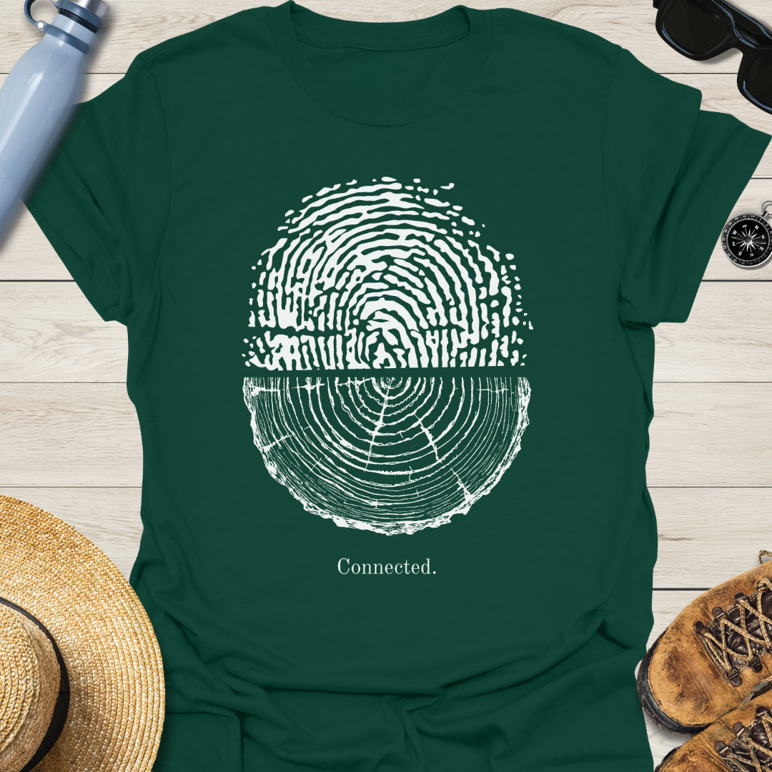 Tree Ring and Fingerprint T-Shirt