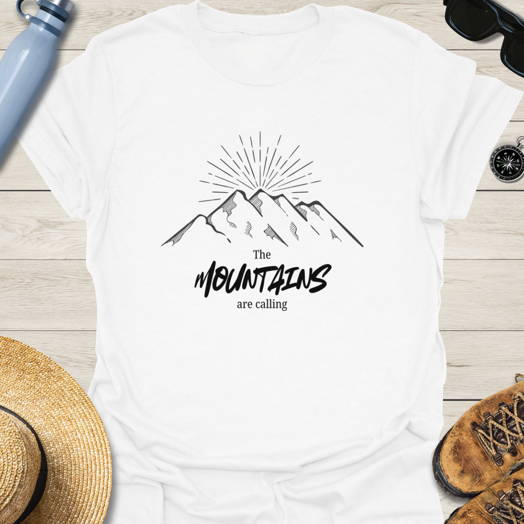 The Mountains Are Calling Sunrise T-Shirt