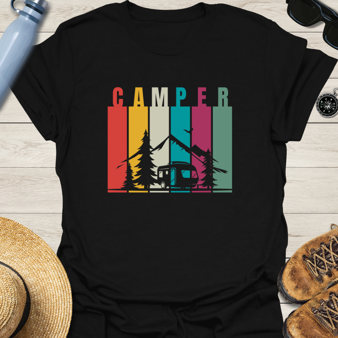 Caravan Camper Retro T-Shirt