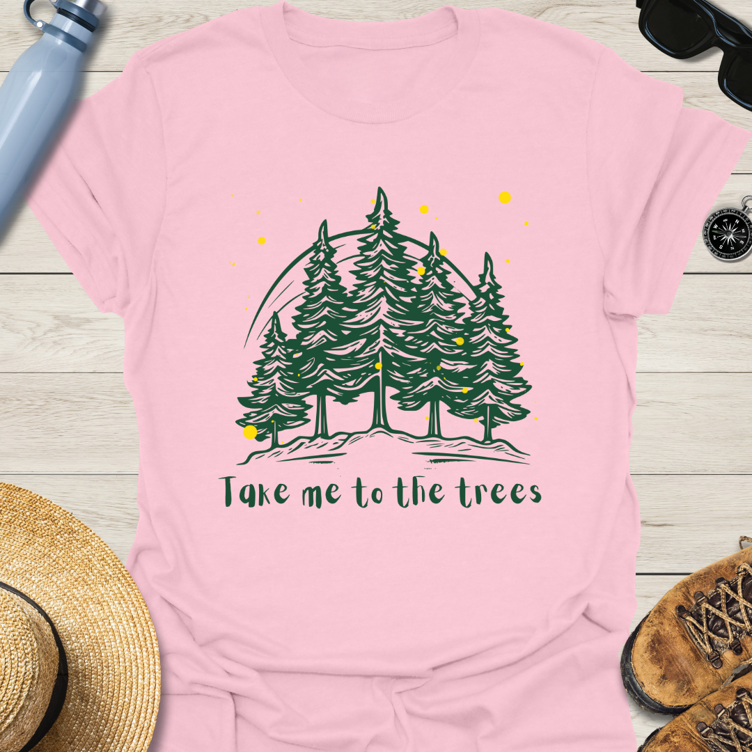 Trees And Fireflies T-Shirt