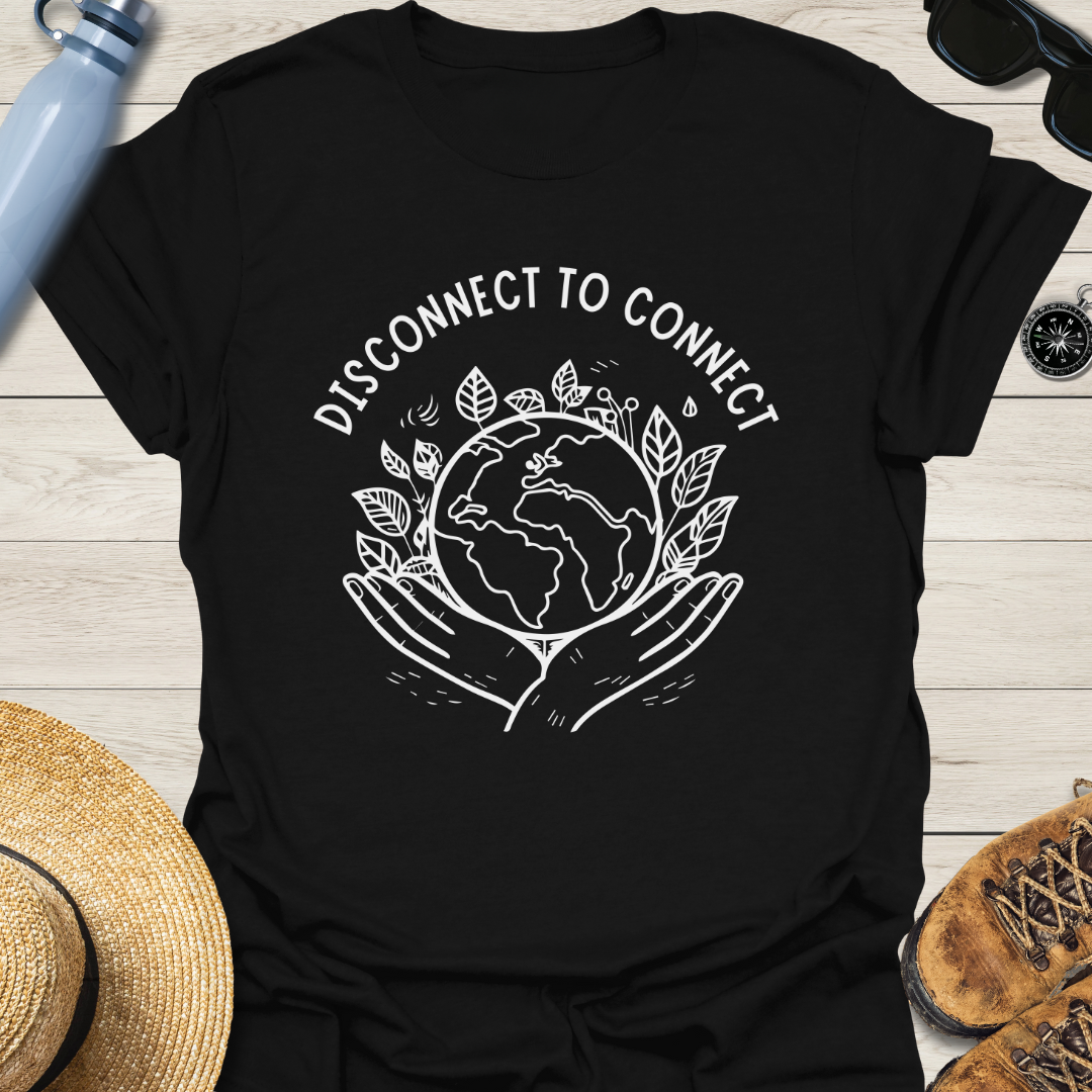 Disconnect To Connect Earth T-Shirt