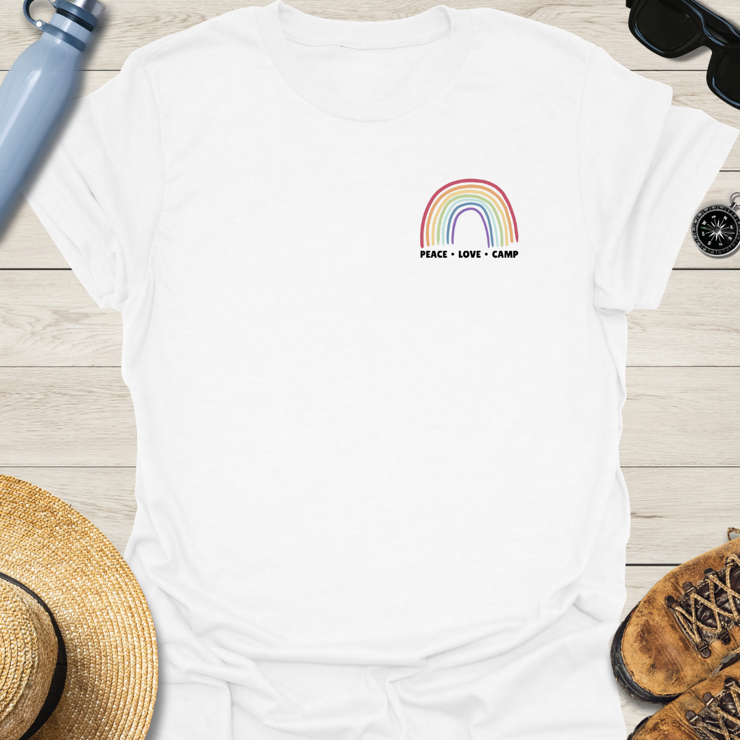 Peace Love Camp Rainbow T-Shirt