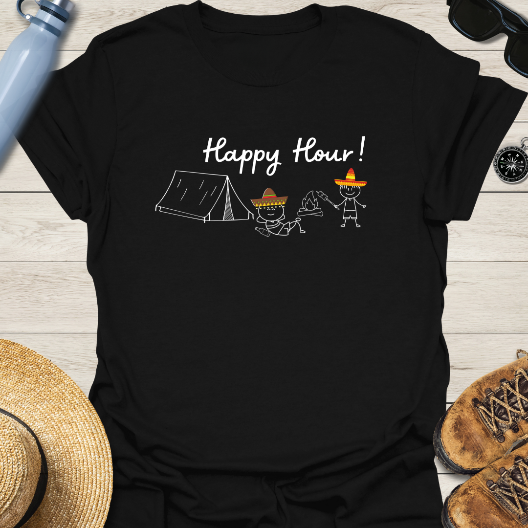 Happy Hour Stickmen T-Shirt