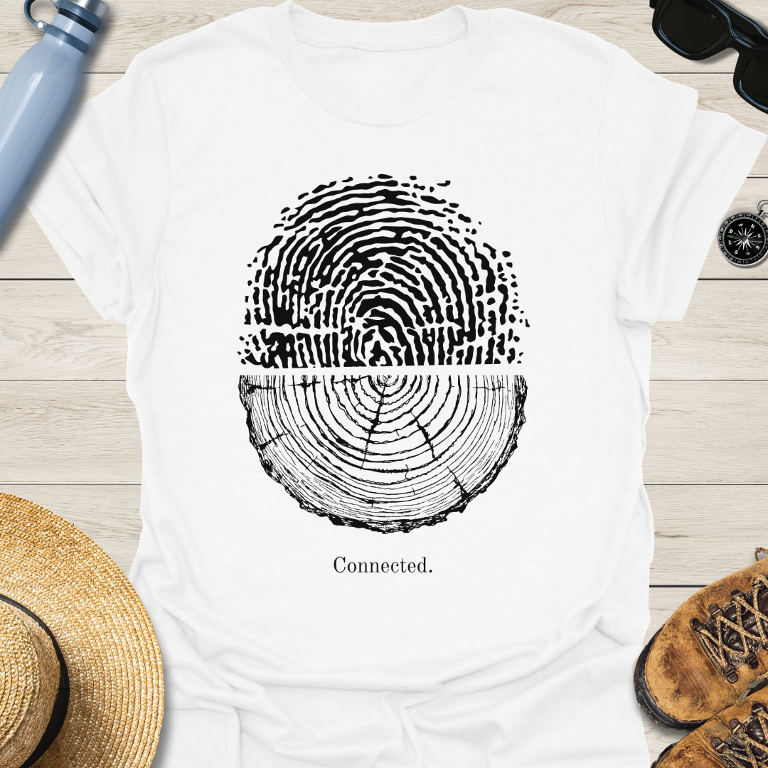 Tree Ring and Fingerprint T-Shirt