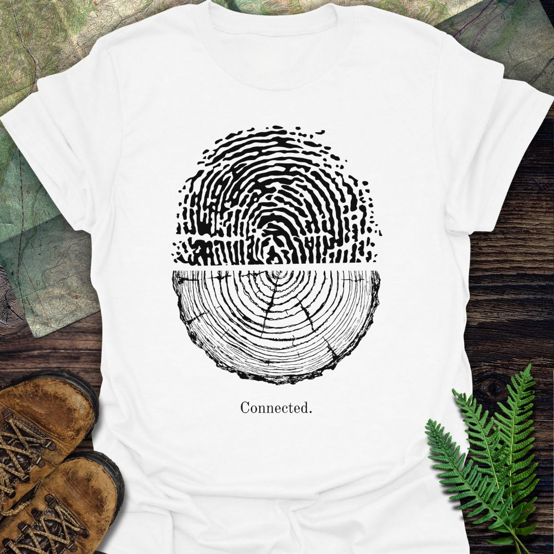 Tree Ring and Fingerprint T-Shirt