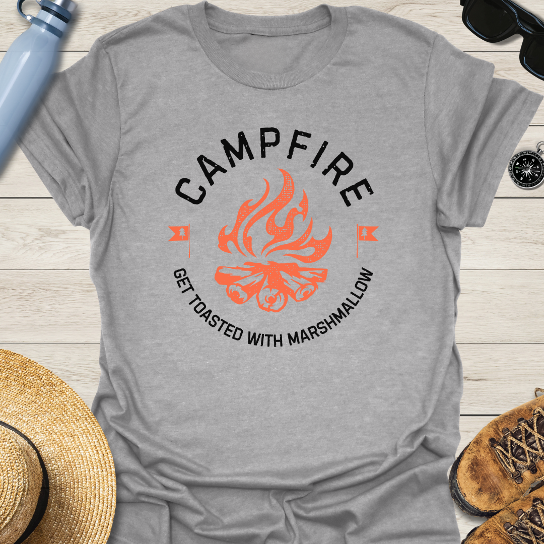 Campfire And Marshmallow T-Shirt