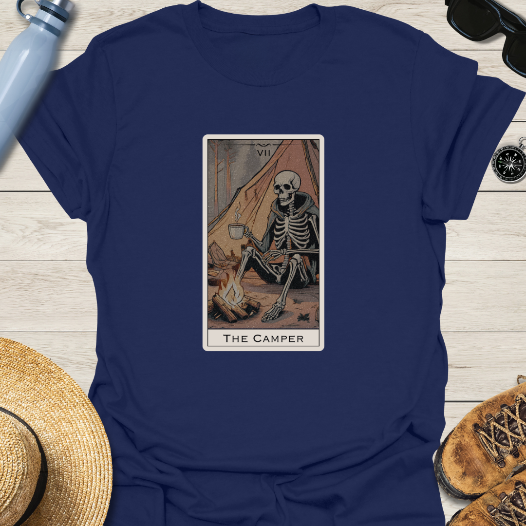 Skeleton Tarot Card T-Shirt