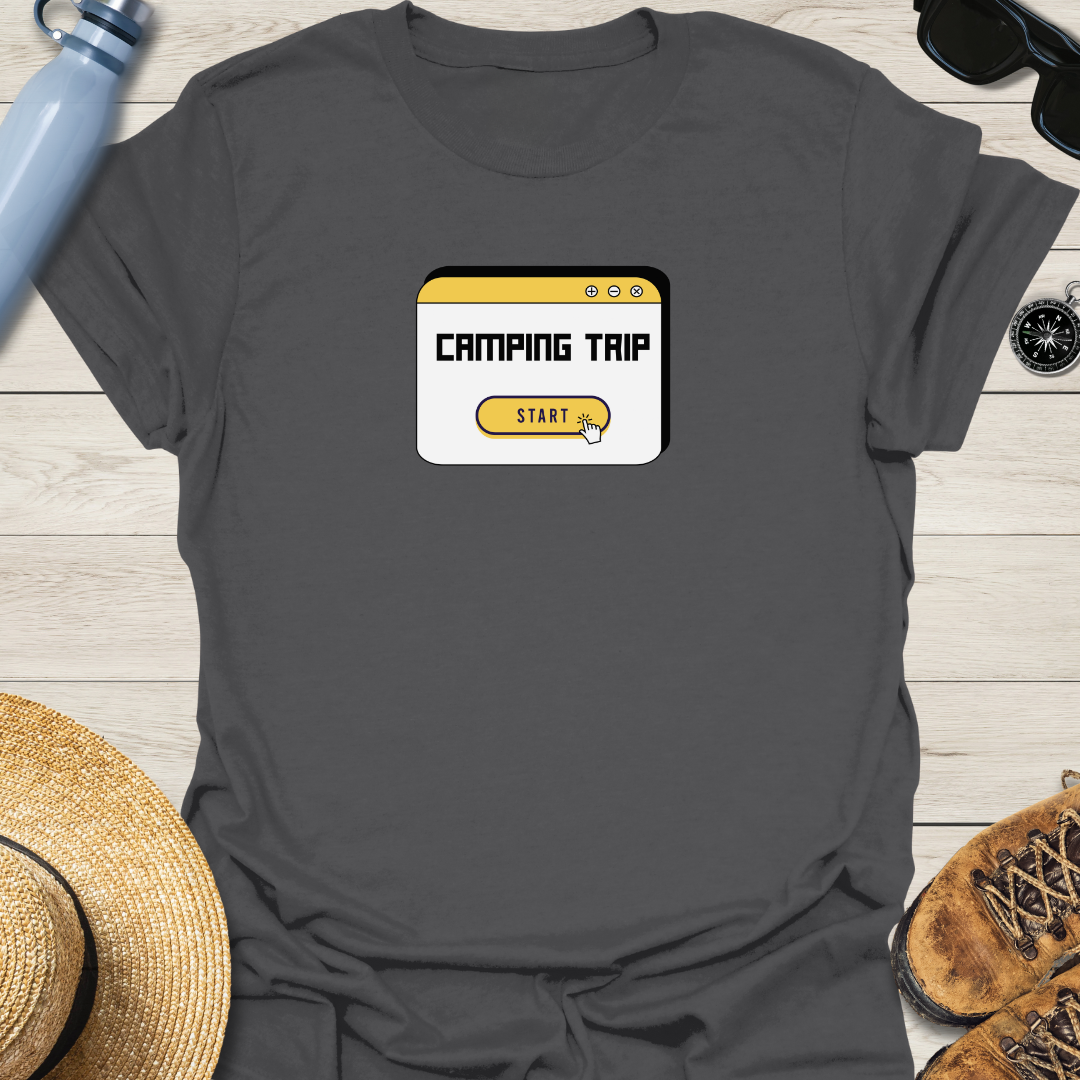 Camping Trip Start Window T-Shirt