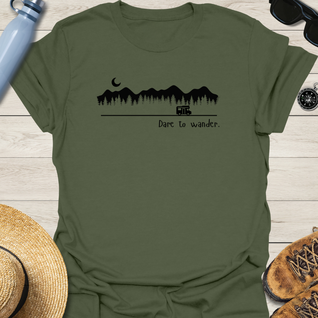 Night Driving Dare To Wander T-Shirt