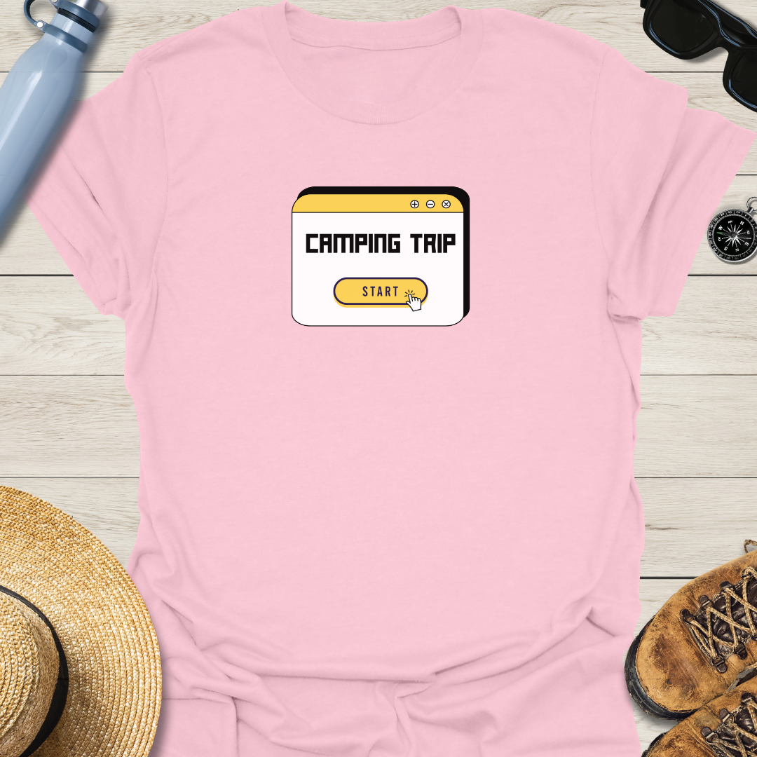 Camping Trip Start Window T-Shirt