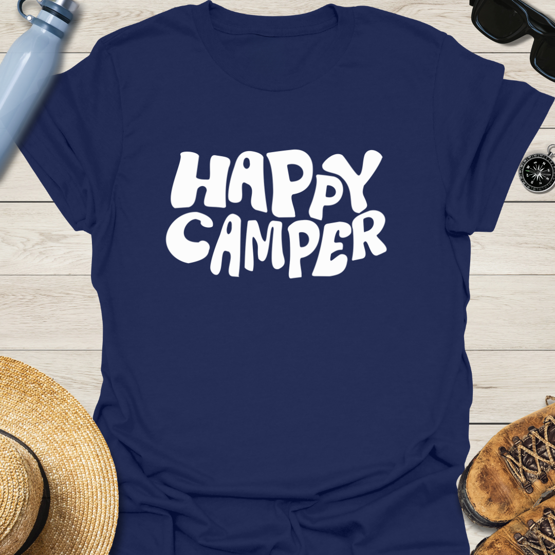 Happy Camper Retro T-Shirt