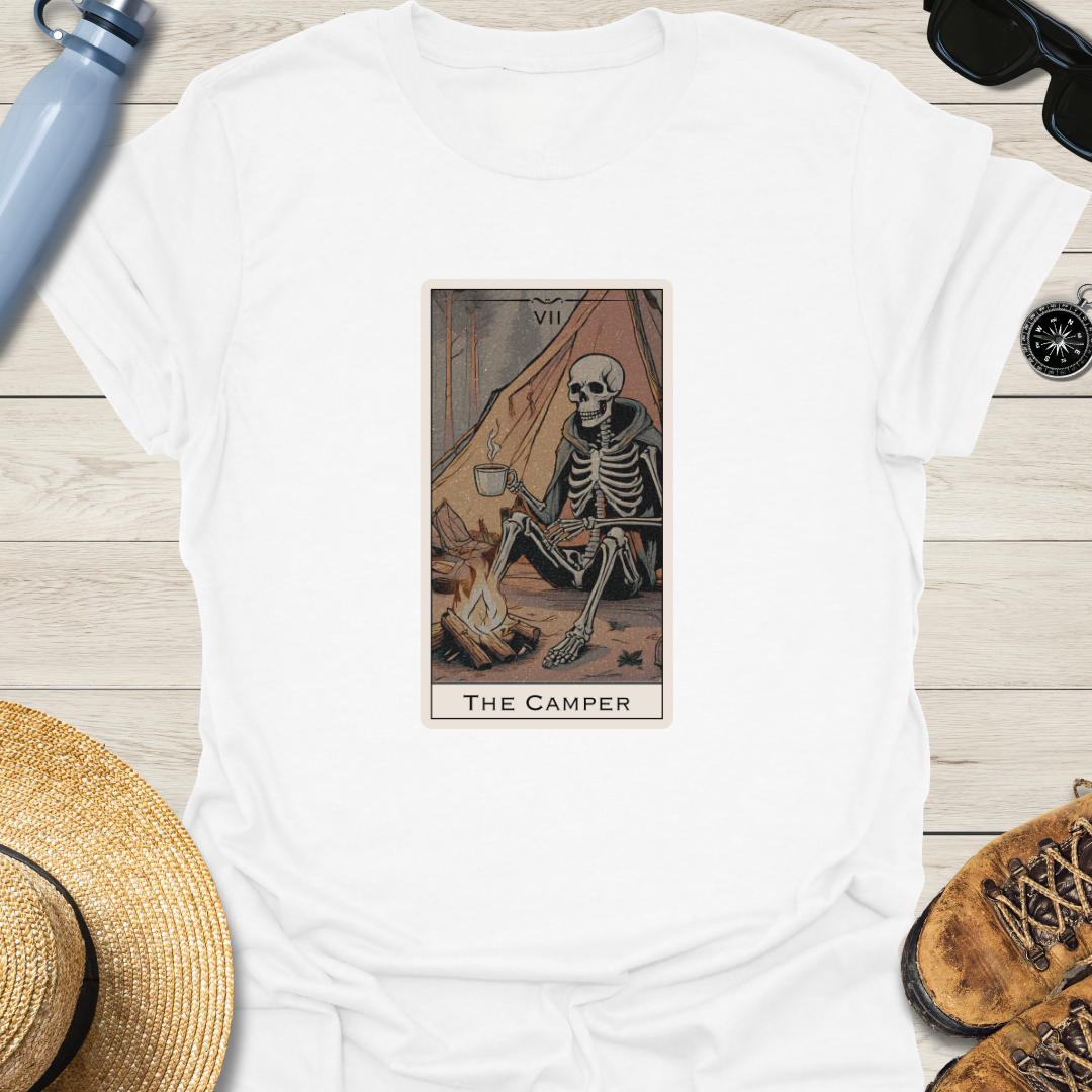 Skeleton Tarot Card T-Shirt