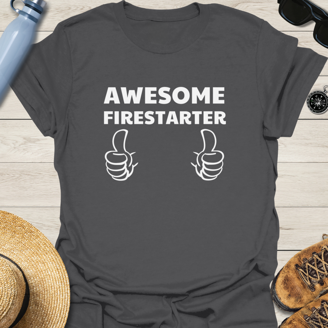 Awesome Firestarter Thumbs-up T-Shirt