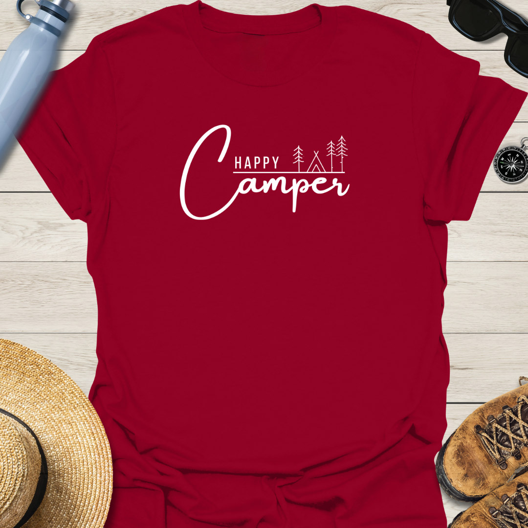 Happy Camper Minimalist T-Shirt