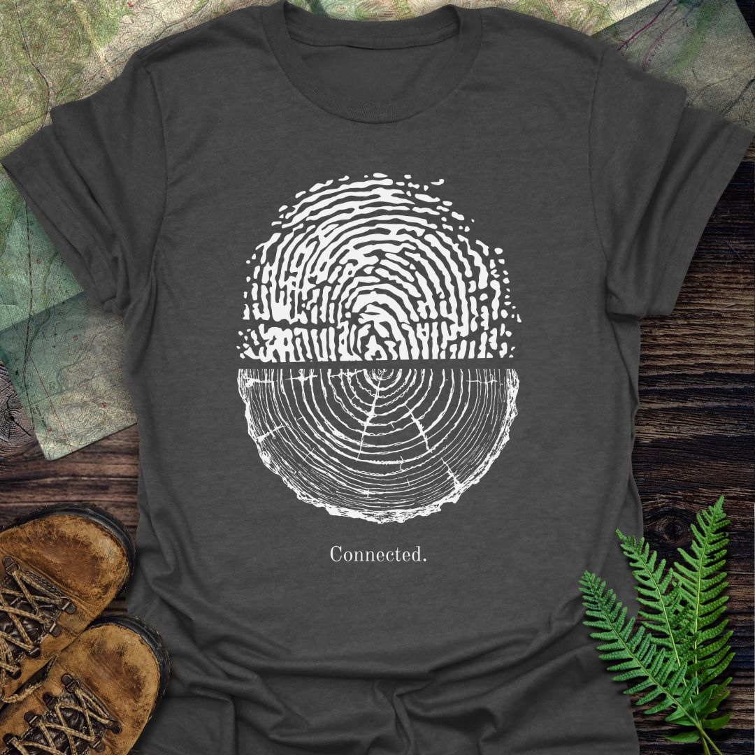 Tree Ring and Fingerprint T-Shirt