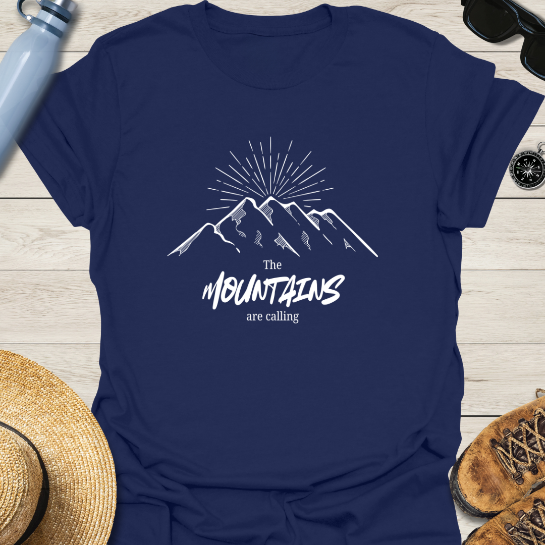 The Mountains Are Calling Sunrise T-Shirt