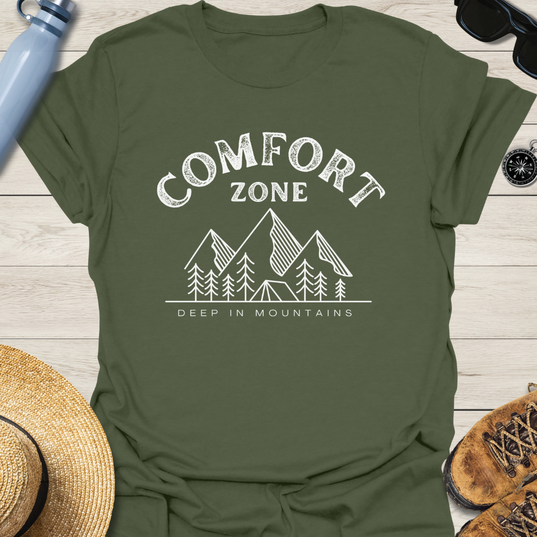 Comfort Zone: Deep In Mountains T-Shirt