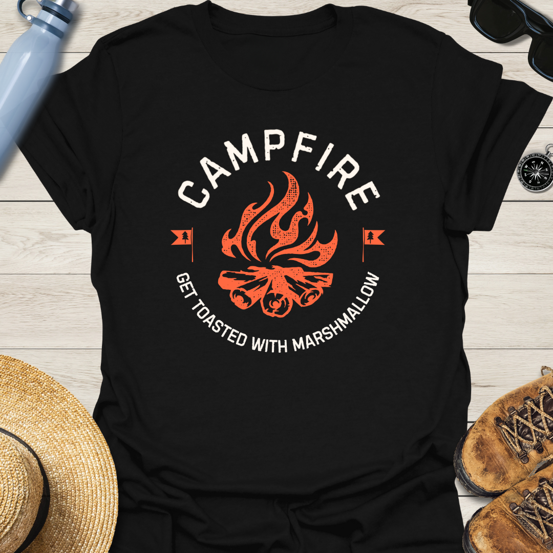 Campfire And Marshmallow T-Shirt