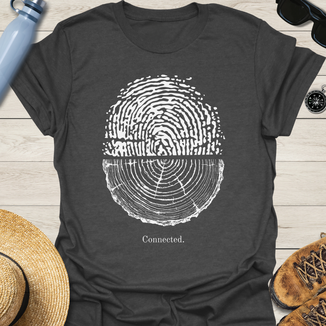 Tree Ring and Fingerprint T-Shirt