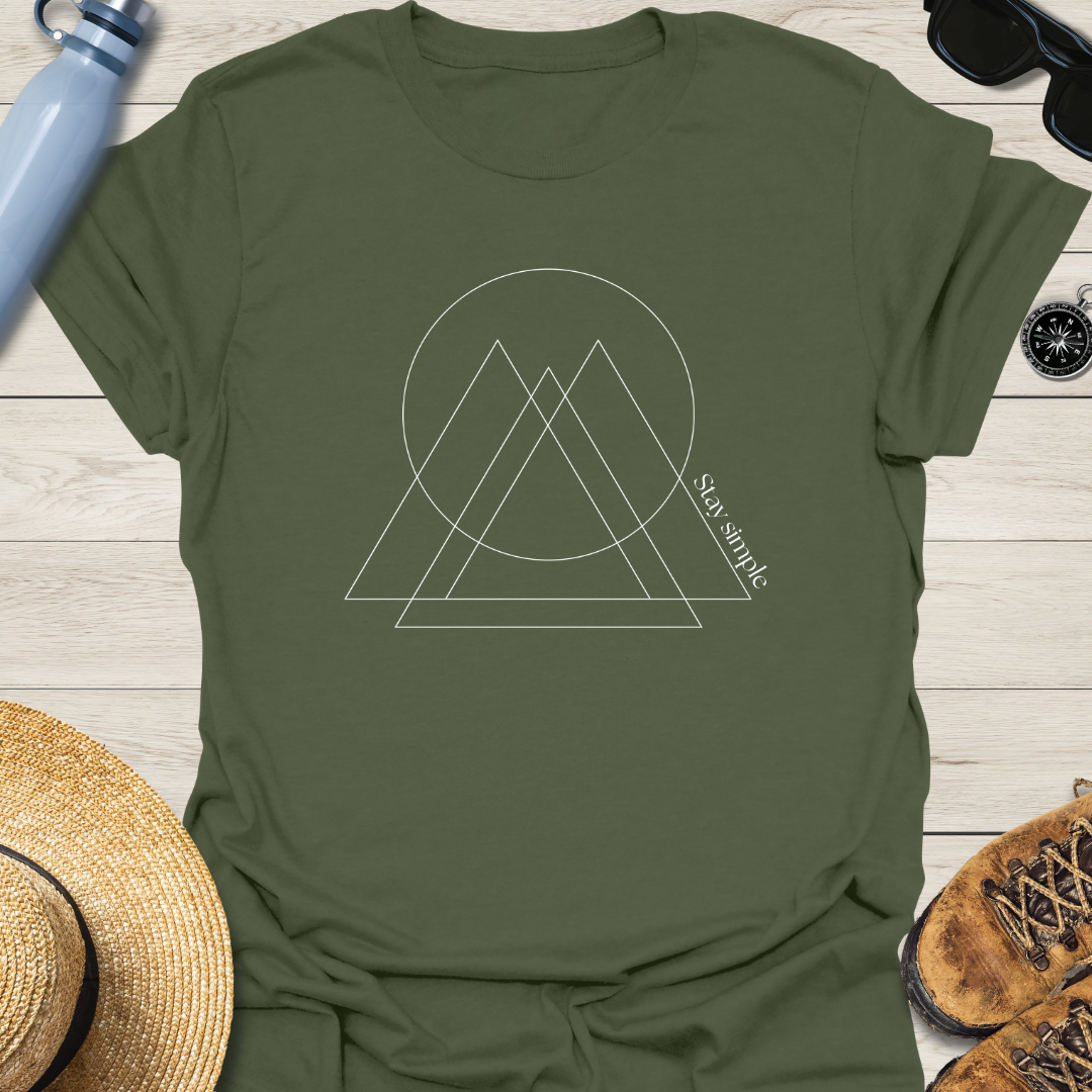 Geometric Mountains T-Shirt