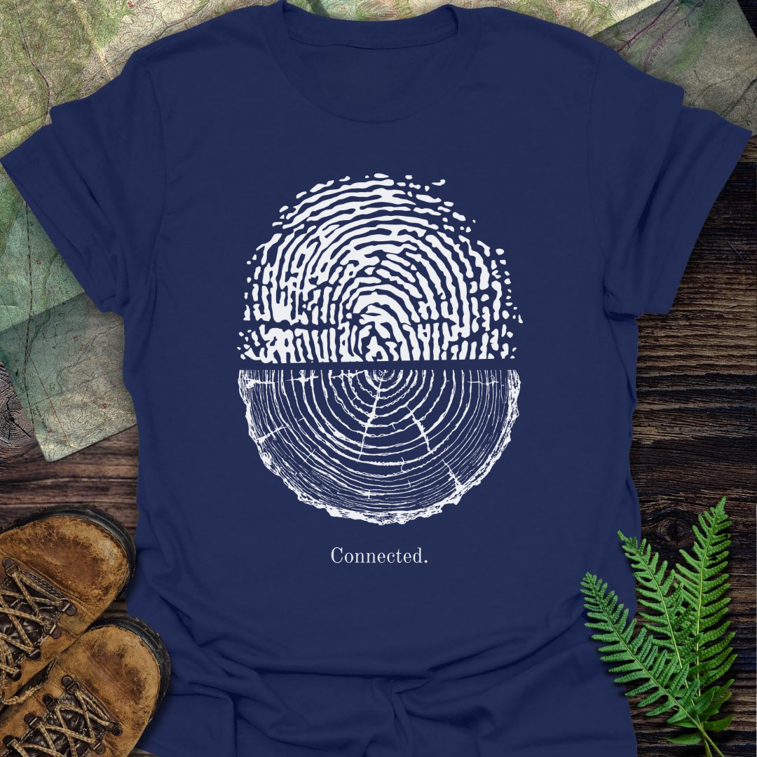 Tree Ring and Fingerprint T-Shirt