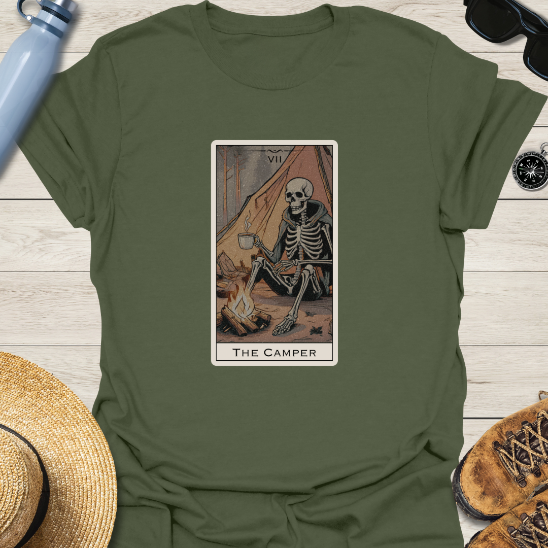 Skeleton Tarot Card T-Shirt