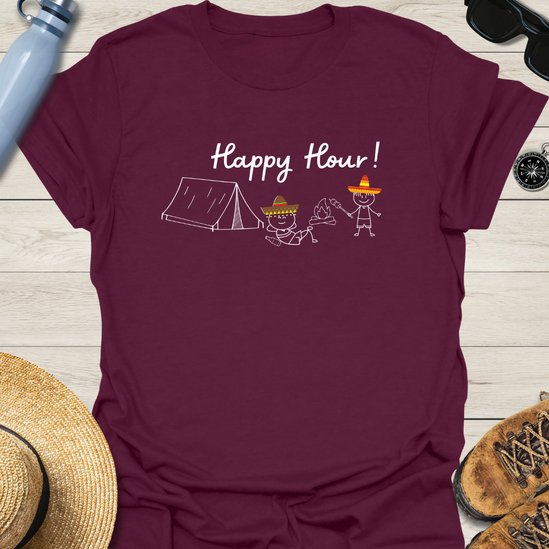 Happy Hour Stickmen T-Shirt