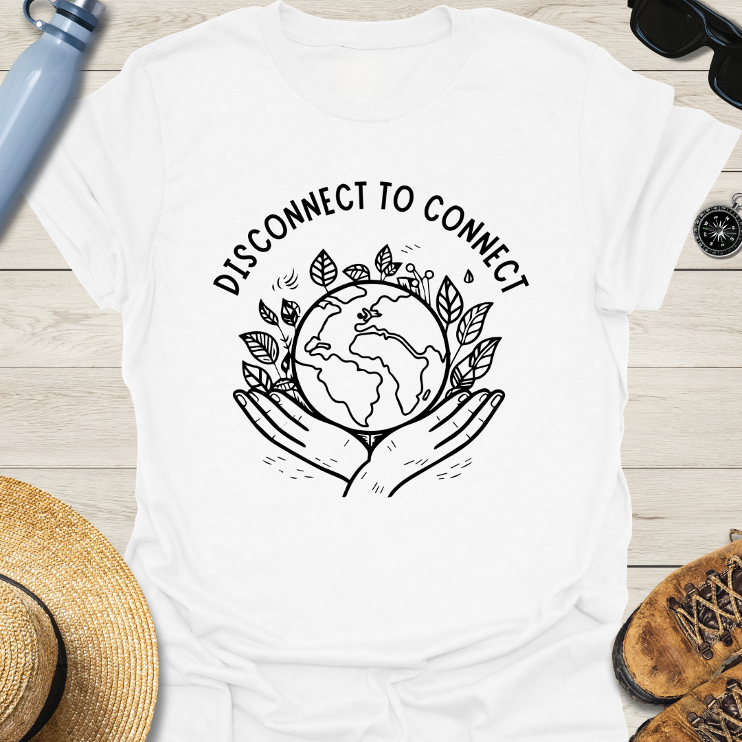 Disconnect To Connect Earth T-Shirt