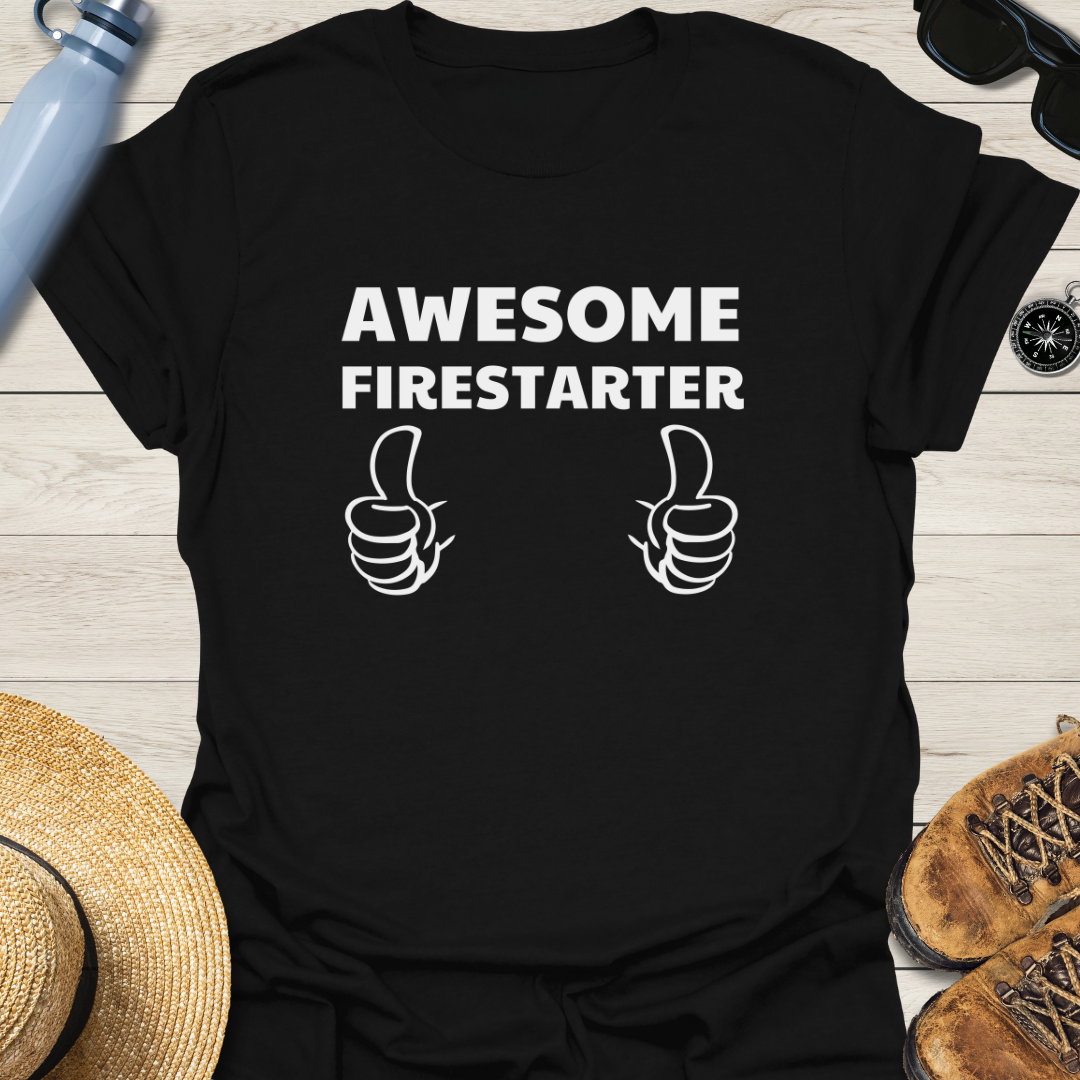 Awesome Firestarter Thumbs-up T-Shirt