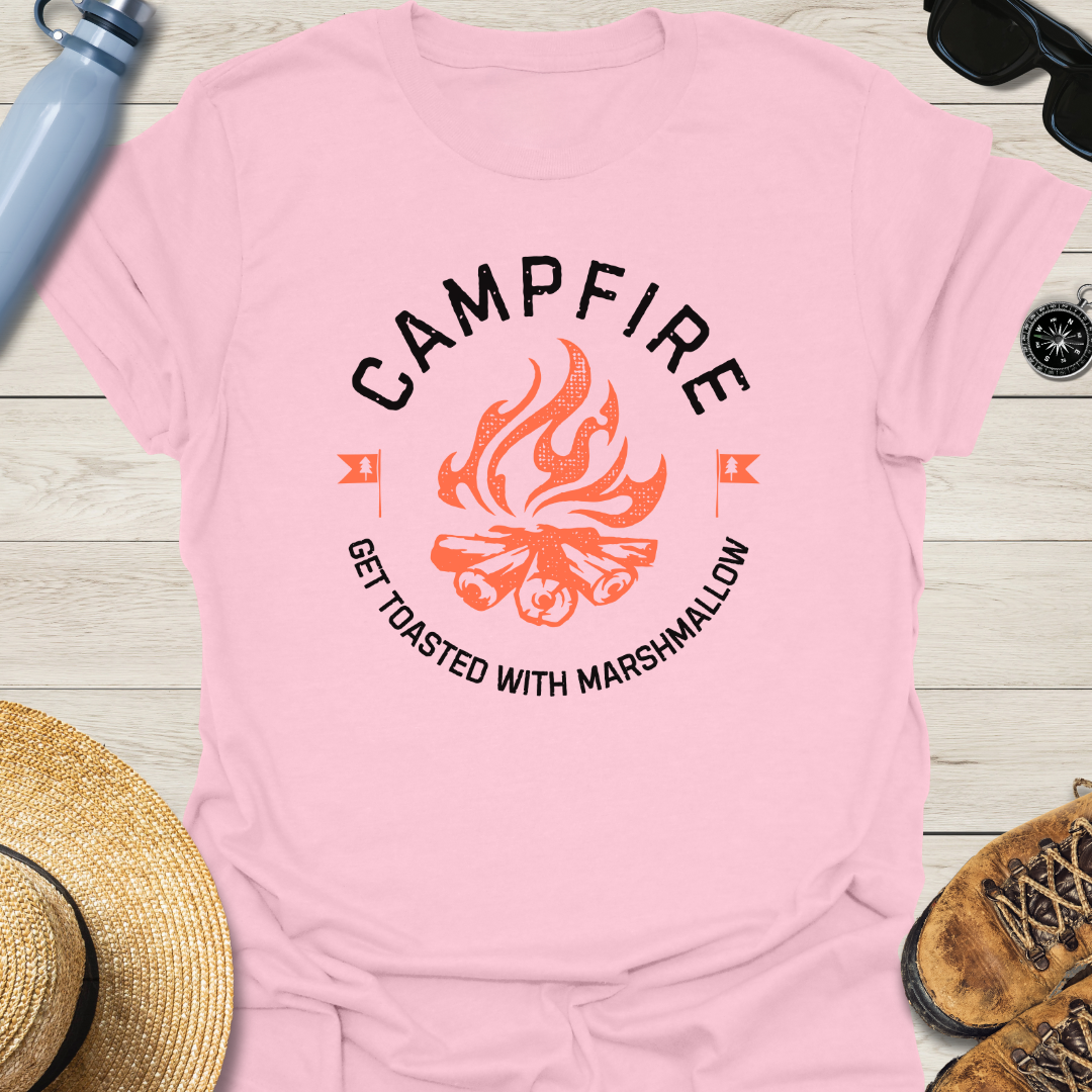 Campfire And Marshmallow T-Shirt