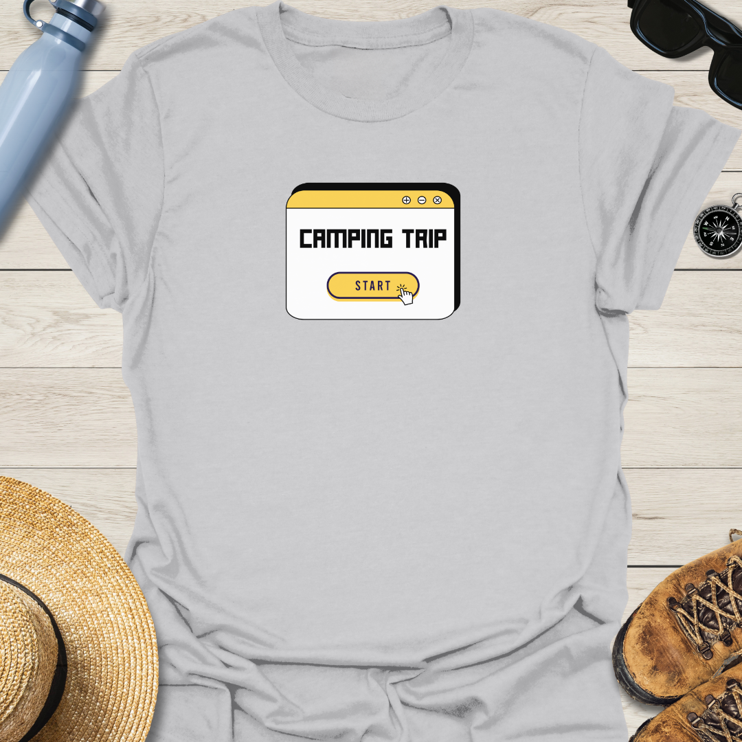 Camping Trip Start Window T-Shirt