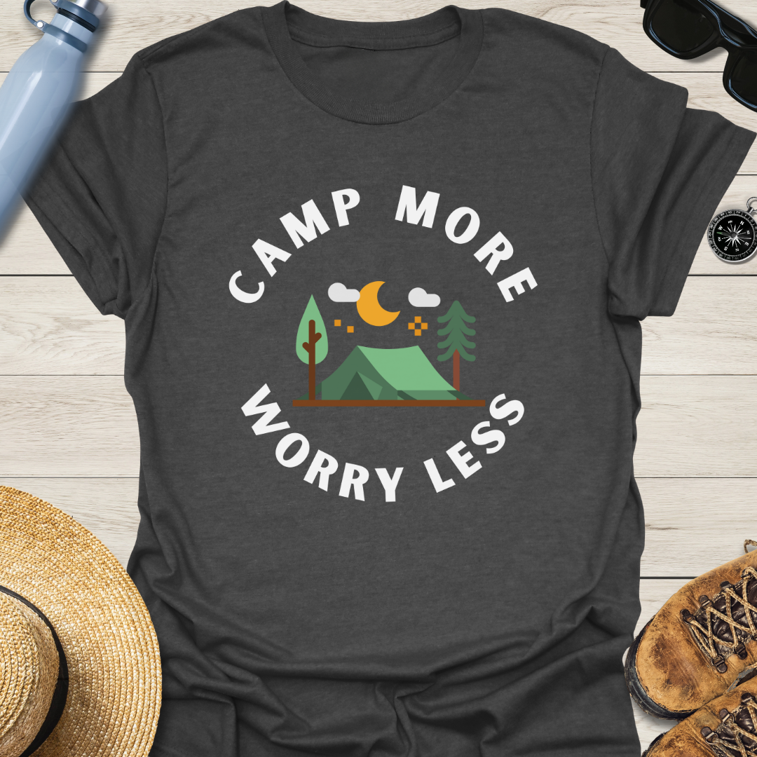 Camp More Worry Less MiniArt T-Shirt